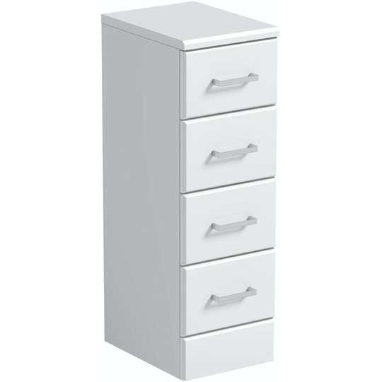Orchard Eden white multi-drawer storage unit 766 x 250mm - White