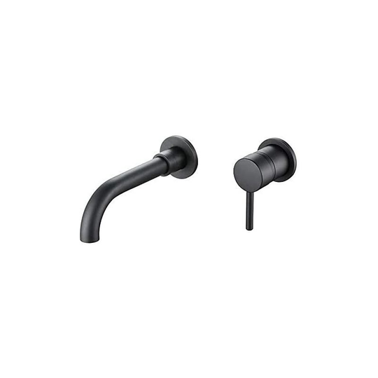 Concealed Wall-Mounted Bathtub Basin Faucet Bathroom Buried Wall Embedded Washbasin Cold and Hot Water Faucet
