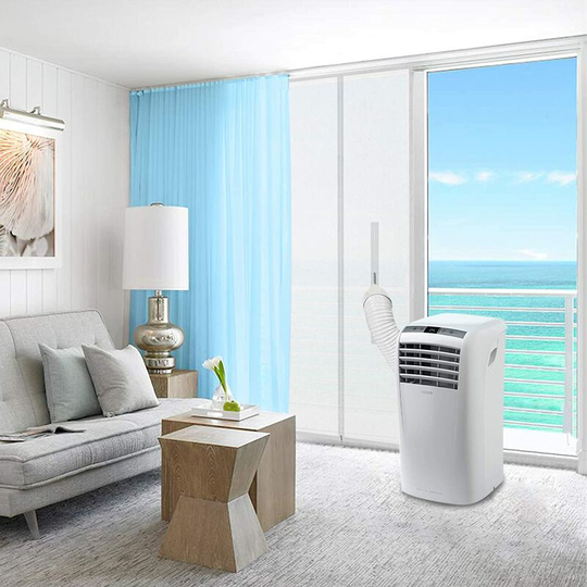 Curtain, can be used for balcony, door, mobile air conditioner, air conditioning, tumble dryer, exhaust air dryer, hot air unit with zipper, 400cm