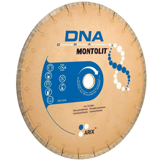 Diamond Disc 300 Mm For Porcelain Stoneware Ceramic Granite Montolit Dna Scx300