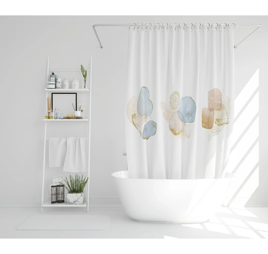 Elizette Polyester Shower Curtain