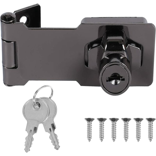 1pcs Drawer lock without alloy aluminum rotary lock lock 90 ° locking moraillon connection shaft for cabinets windows drawers