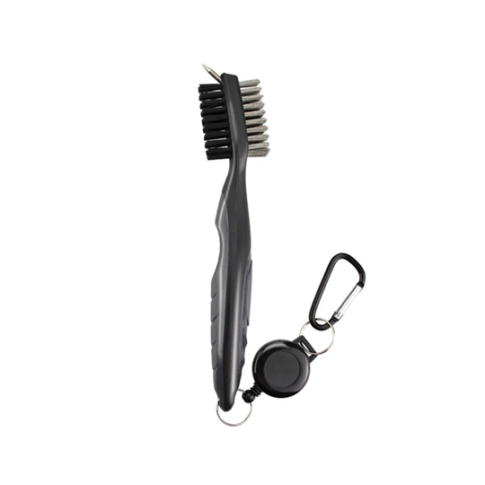 Golf Club Brush And Groove Cleaner Brush With Spike Cleaning For Golf Groove Clubs Set Of 2