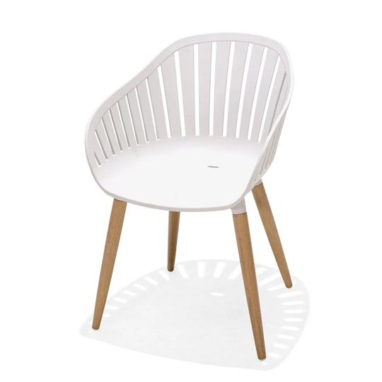Teebar Nassau shell chair coral sand