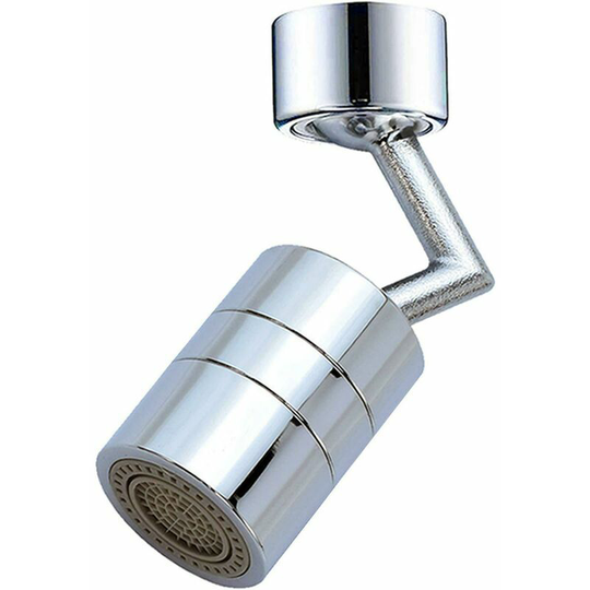 Bett Universal Splash-Proof Filter Faucets with 720 ° Swivel Faucet Extension, Water Saving Faucet and Stove Spray Nozzle