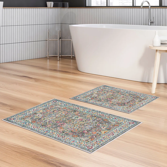 Paolo 2 Piece Set Rectangle Bath Mat