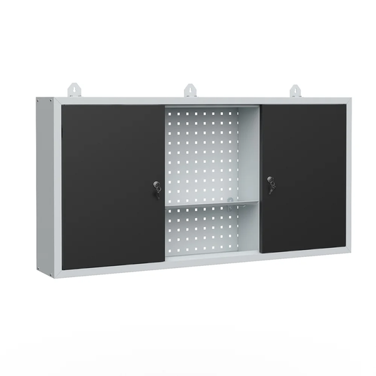 Melis 24" H x 47" W x 7" D Storage Cabinet