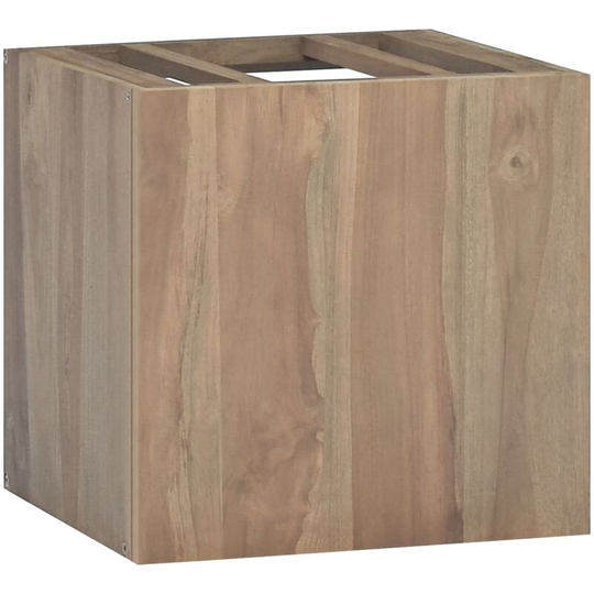 Vidaxl - Wall-mounted Bathroom Cabinet 46x25.5x40 cm Solid Wood Teak Brown