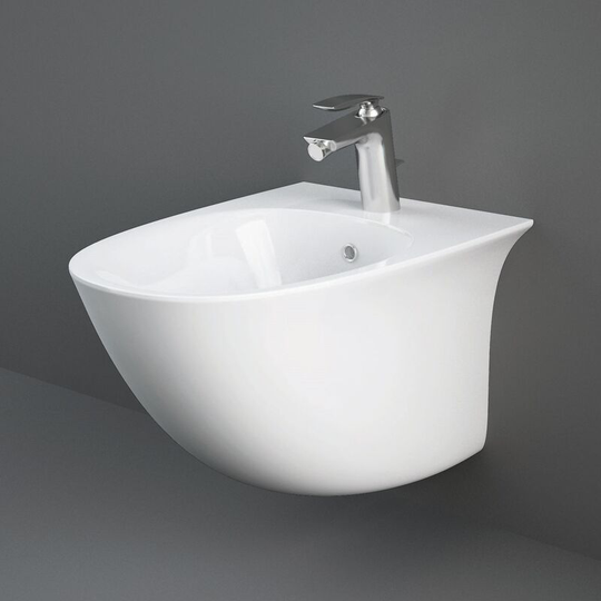 Rak Sensation Wall Hung Bidet 380mm Wide - 1 Tap Hole
