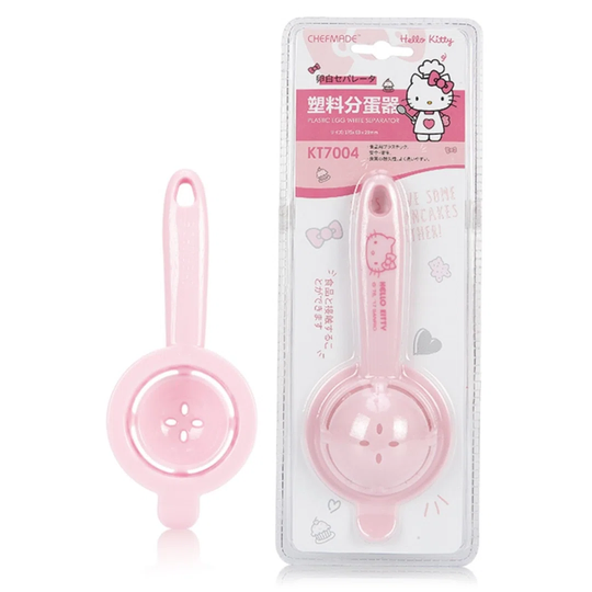 ChefMade | Hello Kitty | Pink | 172 x 70 x 30mm Egg yolk separator | Egg separator | Egg Separator | Egg Separation Aid | Egg white separator | Egg yo