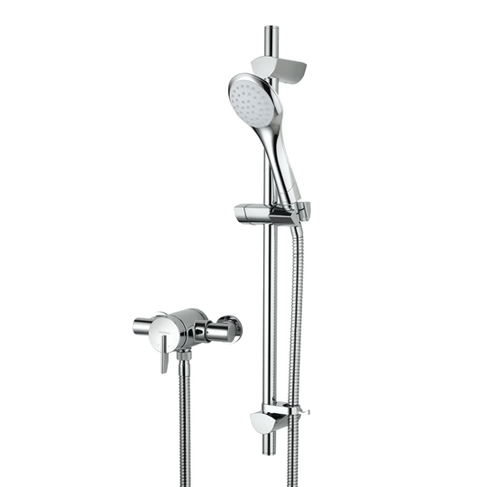 Sonique Thermostatic Shower with Slider Rail