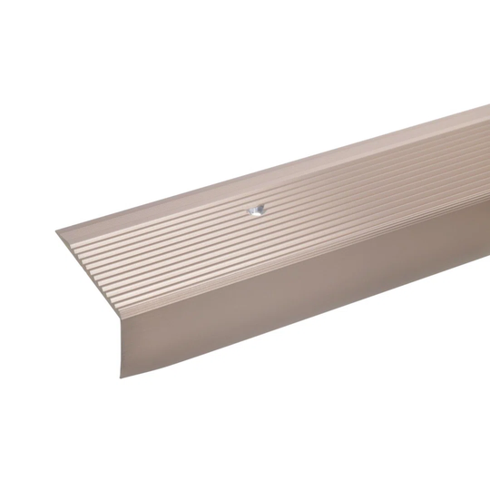 Abdul-Samee Metal 2.8 cm Thick x 5 cm Wide x 170 cm Length Stair Nose in Silver