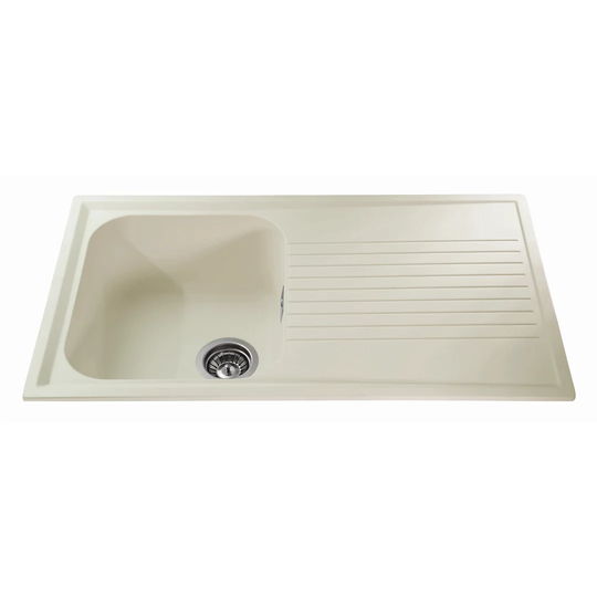 Austen 86cm x 50cm Single Bowl Inset Kitchen Sink