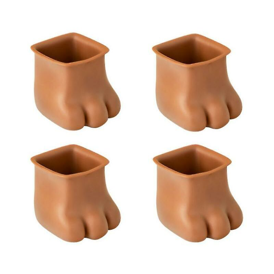Ilovemilan - 4pcs Silicone Chair Leg Covers, Chair Leg Caps Furniture Chair Feet Covers Table Silicone Chair Feet Chair Caps Feet Pads