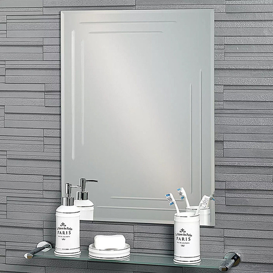 Chelsea 450mm x 600mm Diamond Cut Mirror