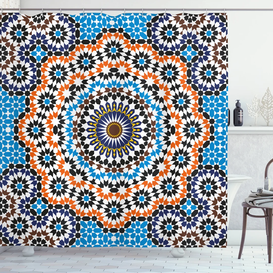 Bæring Polyester Shower Curtain Set