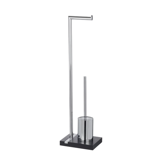Noble Freestanding Toilet Roll and Brush Holder