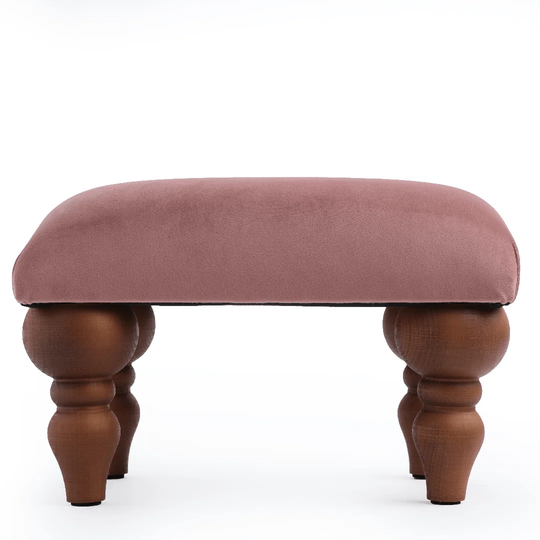 Armchair Footrest - Salmon