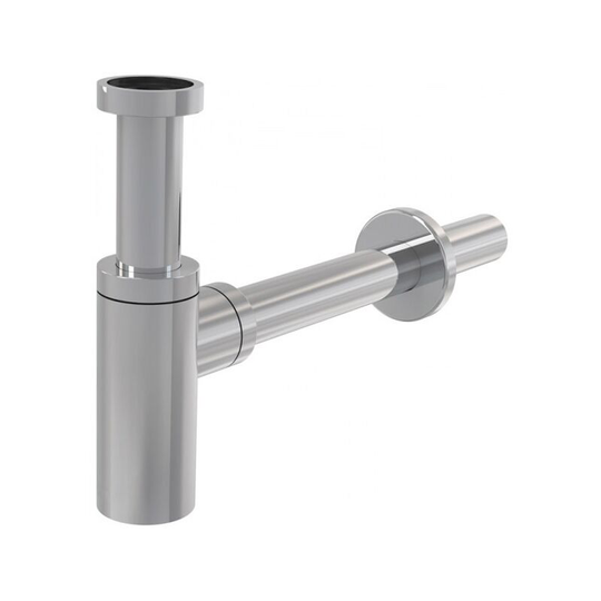 Alca - Universal washbasin trap, 100% metal, Chrome (A400)