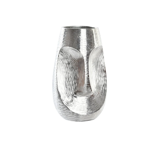 Boxrah Silver 31Cm Aluminum Table Vase