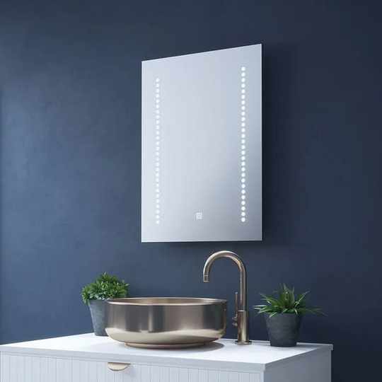Hera Tunable Illuminated led Mirror Touch Sensor Dimmable with Shaver Socket