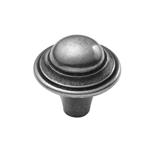 Haddon Genuine Pewter Mushroom Cabinet and Drawer Knob