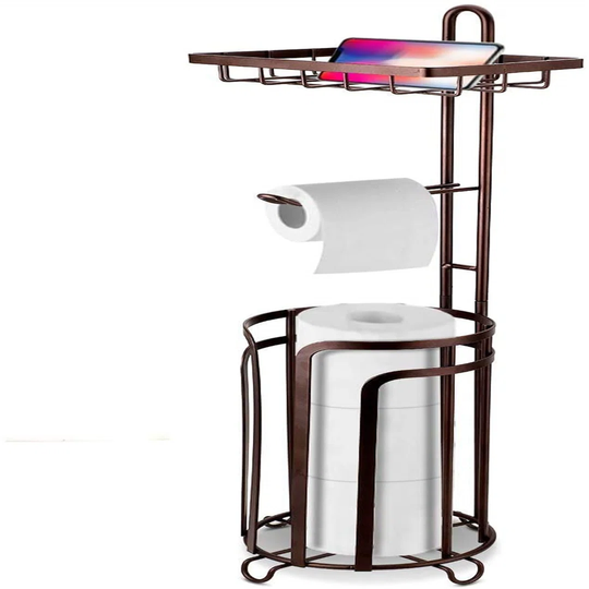 Woodell Free Standing Toilet Roll Holder
