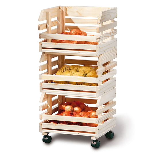 3-Piece Potato Stacking Box Set