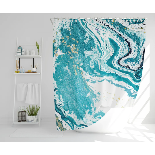 Gaynell Polyester Shower Curtain Set