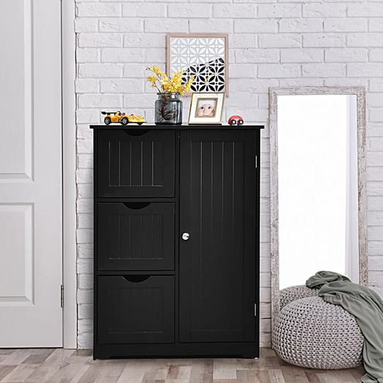 Akenside 60Cm W x 81Cm H x 38Cm D Free-Standing Bathroom Cabinet