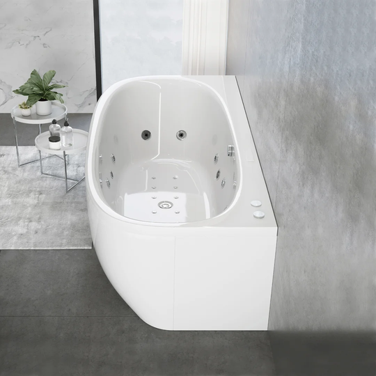 Arc 1900 mm x 900 mm Recessed Double Ended Bathtub