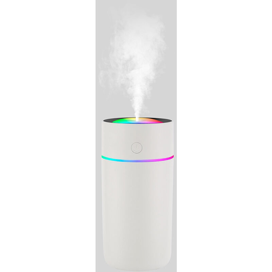 320ml USB Humidifier Cup Portable Humidifier for Car, Office, Bedroom, Filter Free Vaporizer Mini Cup Humidifier with 10Hrs Timer/Sleep Mode, 7Color