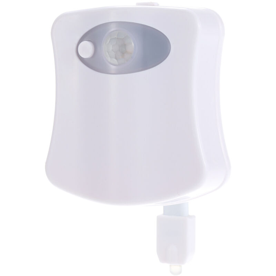 Motion Sensor led Toilet Night Light 16 Colors Dusk to Dawn Auto On / Off Bathroom Lamp