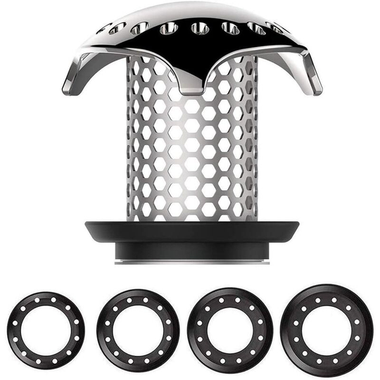Bath Filter Catch Hair Filter Steel Drain Hair Stainless Bathtub Catcher Assort from 3.5cm Drain Sizes at 4.5cm8-A