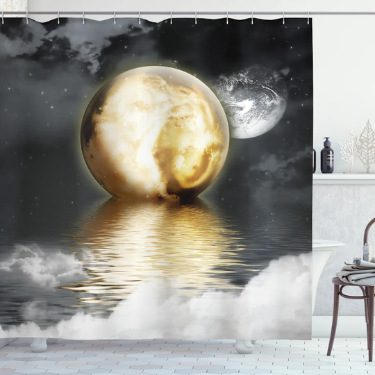 Billyjoe 13 Piece Polyester Shower Curtain Set