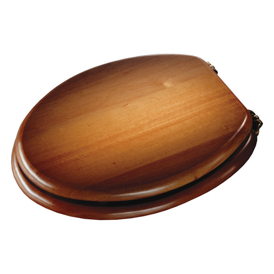 Toilet Seat Standard Antique Pine Chrome WL515041 - Croydex