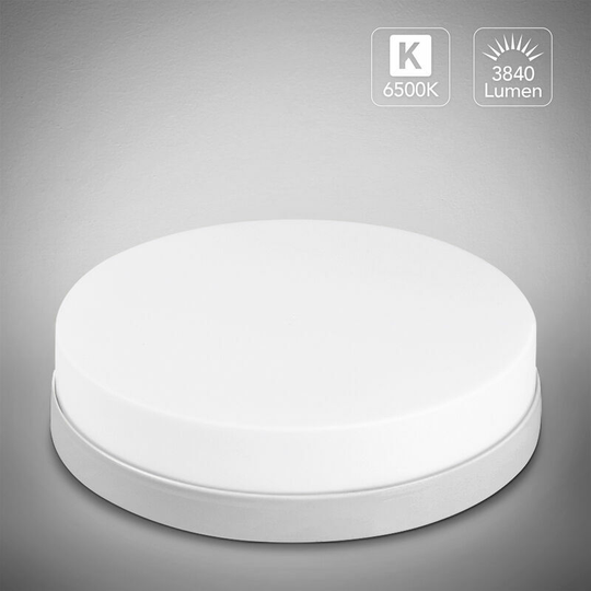 Kartokner - Modern Round led Ceiling Lamp Living Room Lighting led Ceiling Light Office Ceiling Light1 Pack 48W Ceiling Lamp Bedroom Ceiling Light