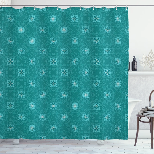 Bloxsom 13 Piece Polyester Shower Curtain Set