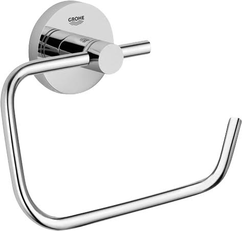 Grohe Essentials Chrome Wall Hung Toilet Roll Holder