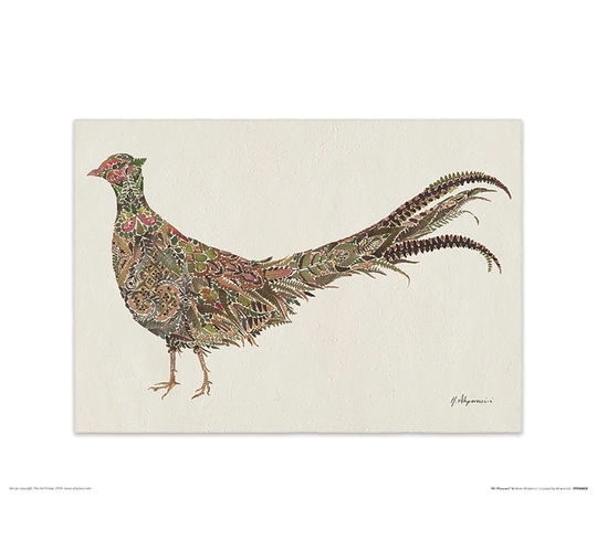 Mr Pheasant by Helen Ahpornsiri - Unframed Art Print on Paper