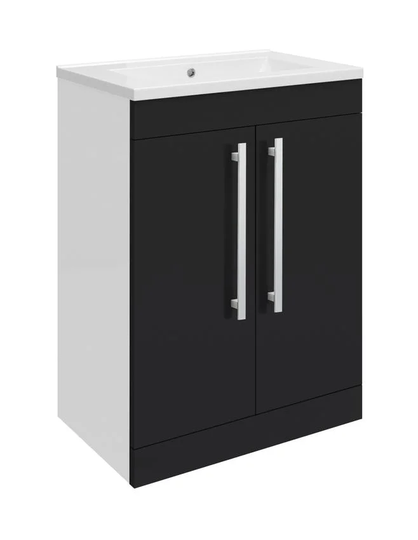 590mm Single Basin Vanity Unit with Storage Cabinet