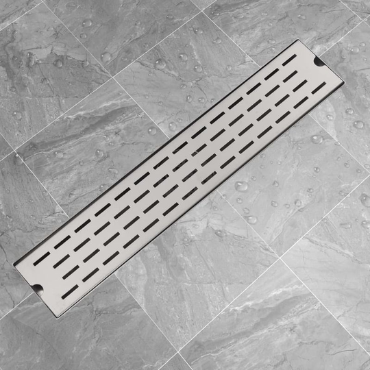 Hommoo Linear Shower Drain Line 630x140 mm Stainless Steel VD04357