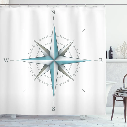 Derick Polyester Shower Curtain
