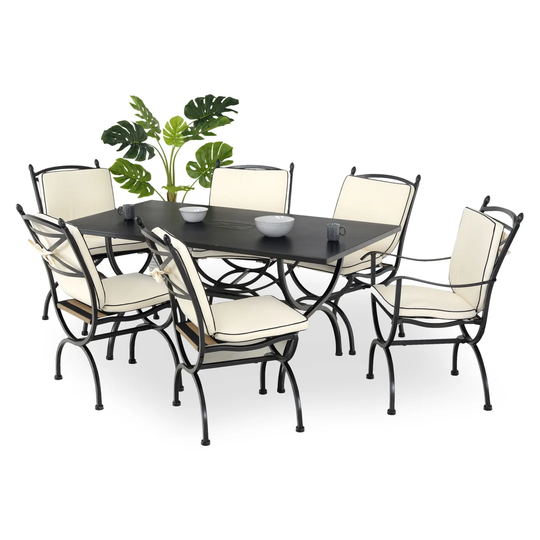 Shun 6 Seater Dining Set with Cushions