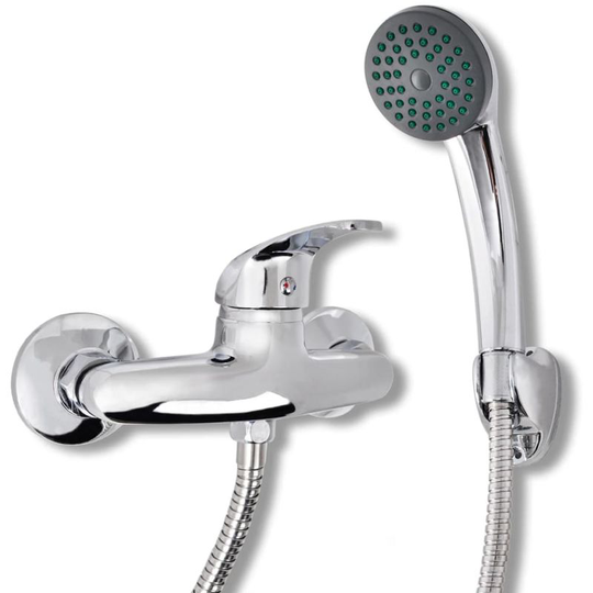 Hommoo - Bath Shower Mixer Tap Kit Chrome VD03727
