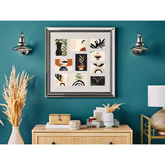 Kairi Mirrored Glass Collage Frame in White
