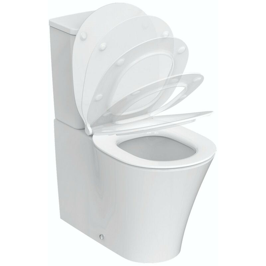 Idealstandard - Ideal Standard Connect Air close coupled toilet with soft close toilet seat - White