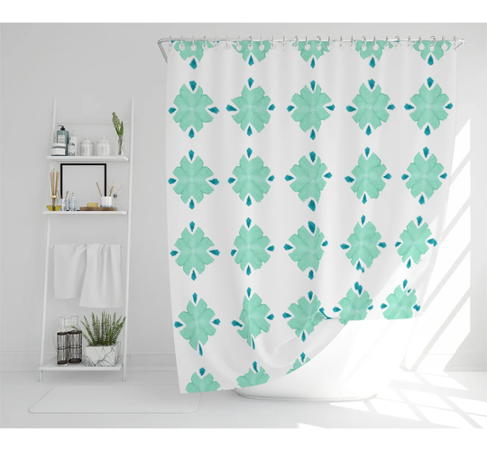 Bubovice Polyester Shower Curtain Set