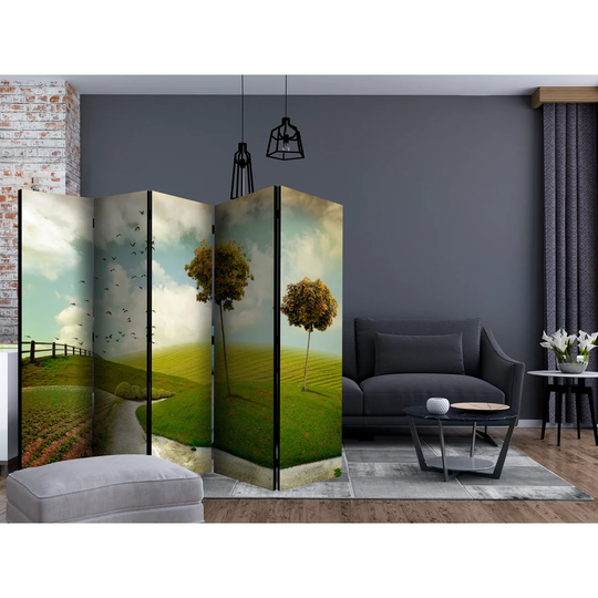 Crelake 5 Panel Room Divider