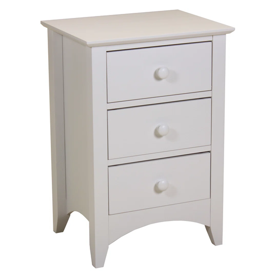 Derrickson 3 Drawer Bedside Table